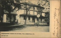 Youghiagheny House on National Pike Postcard