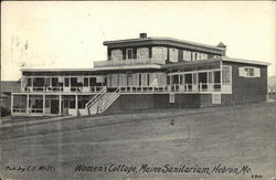 Women's Cottage, Maine Sanitarium Postcard