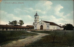 View of Church Anton, Panama Postcard Postcard Postcard
