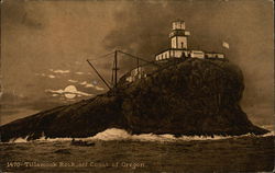 Tillamook Rock, off Coast of Oregon Postcard