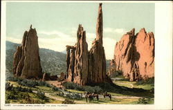 Cathedral Spires, Garden of the Gods Jefferson, CO Postcard Postcard Postcard