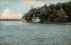 Orchard Lake, South Shore Pontiac, MI Postcard Postcard Postcard