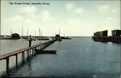 The Water Front Seadrift, TX Postcard Postcard Postcard