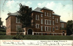 High School Woodstock, VT Postcard Postcard Postcard