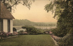 The Henry Wardner Place - Looking North from Baptist Hill Windsor, VT Postcard Postcard Postcard