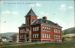 The Summerville School St. Johnsbury, VT Postcard Postcard Postcard