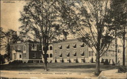 Gifford Memorial Hospital Postcard