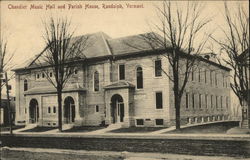 Chandler Music Hall and Parish House Postcard