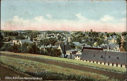 View from Memorial Arch Postcard