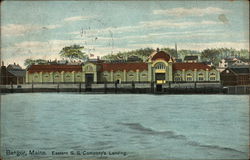 Eastern S.S. Company's Landing Bangor, ME Postcard Postcard Postcard