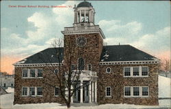 Canal Street School Building Brattleboro, VT Postcard Postcard Postcard