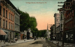 College Street Burlington, VT Postcard Postcard Postcard