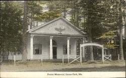 Porter Memorial Ocean Park, ME Postcard Postcard Postcard