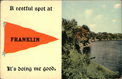 A Restful Spot at Franklin Maine Postcard Postcard Postcard