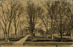 Edward Little High School and Park Auburn, ME Postcard Postcard Postcard