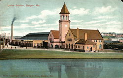 Union Station Bangor, ME Postcard Postcard Postcard