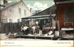 Typical Italian Fruit Stand Postcard