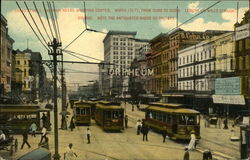 Canal Street, The Main Retail Shopping Center Postcard