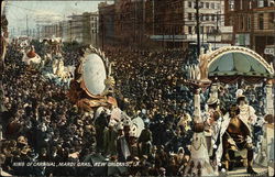 King of Carnival, Mardi Gras Postcard