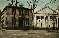 Pacific National Bank & M.E. Church Nantucket, MA Postcard Postcard Postcard