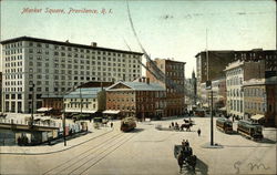 Market Square Providence, RI Postcard Postcard Postcard