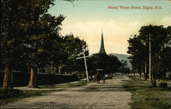 Along Water Street Postcard