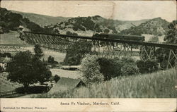 Santa Fe Viaduct Postcard