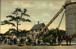 Farming Scene Postcard