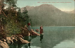 Cascade Lake, Tallac Lake Tahoe, CA Postcard Postcard Postcard