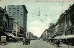 Street Scene Showing South First Street San Jose, CA Postcard Postcard Postcard