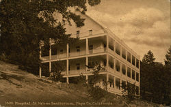 Hospital, St. Helena Sanitarium, Napa Co. Saint Helena, CA Postcard Postcard Postcard