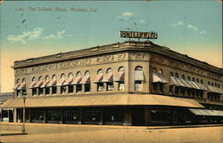 The Schafer Block Modesto, CA Postcard Postcard Postcard