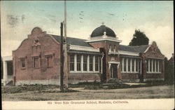 West Side Grammar School Modesto, CA Postcard Postcard Postcard