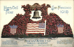 Liberty Bell Float, San Francisco, 1915 Postcard