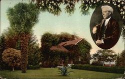 Luther Burbank and His Home Postcard