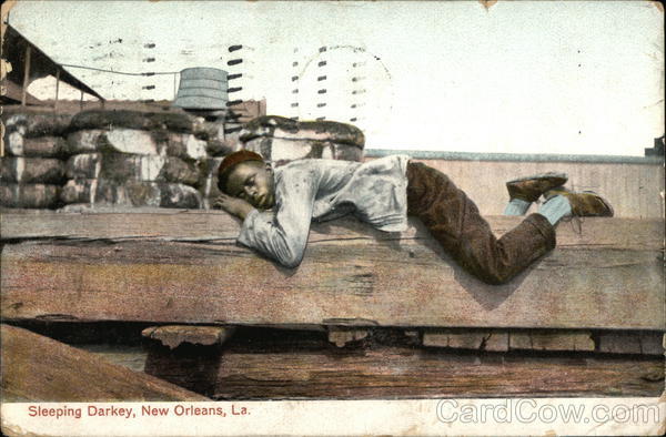 Sleeping Darkey, New Orleans, La. Black Americana