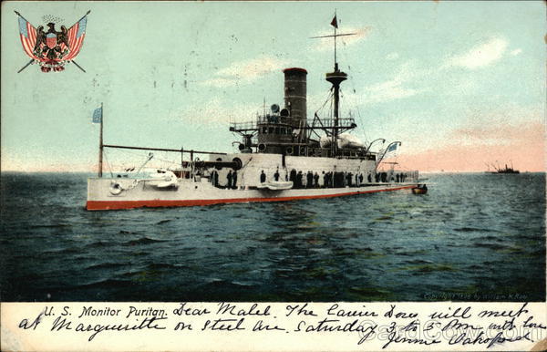 U. S. Monitor Puritan Navy