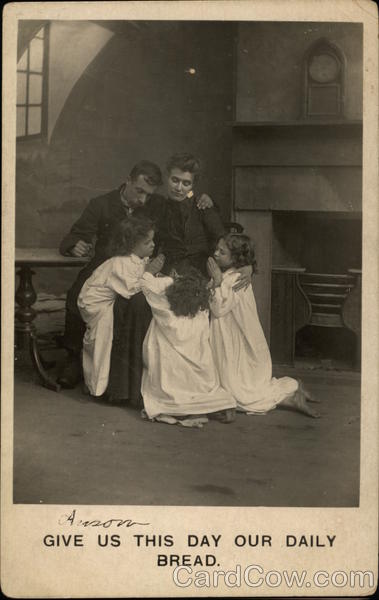 Children Praying with Parents Religious