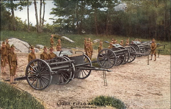 Light Field Artillery Brown Bros. Military