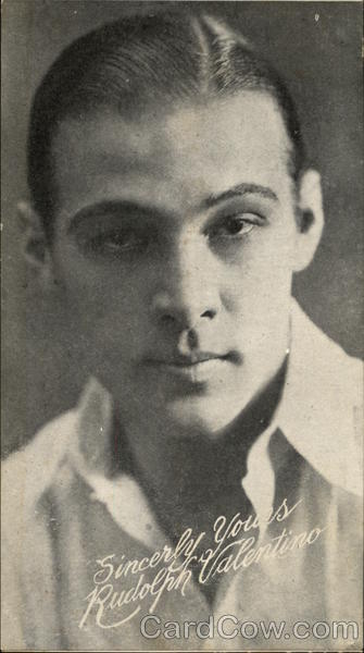 Rudolph Valentino Portrait Actors