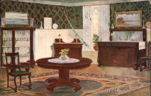 A colonial dining room Advertising