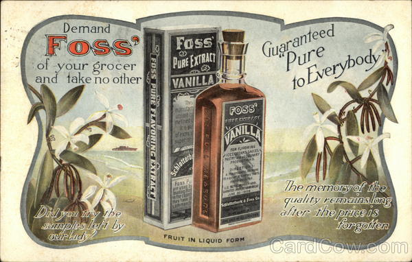 Foss' Vanilla Extract Advertising