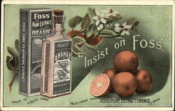 Foss' Orange Extract Advertising