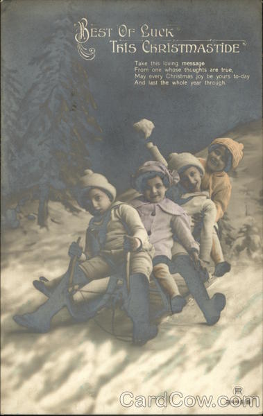 Children Sledding
