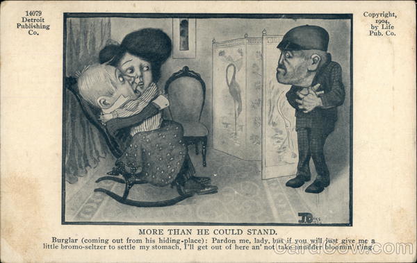 More Than He Could Stand J. Oaks Comic, Funny