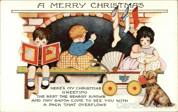 A Merry Christmas - Here's My Christmas Greeting Children