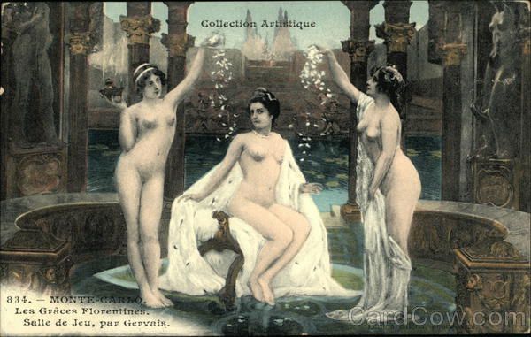 Monte Carlo - Les Grâces Florentines. Salle de Jeu, par Gervais