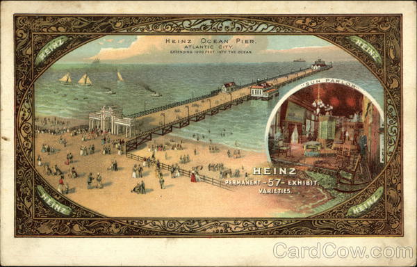 Heinz Ocean Pier in Atlantic City Advertising