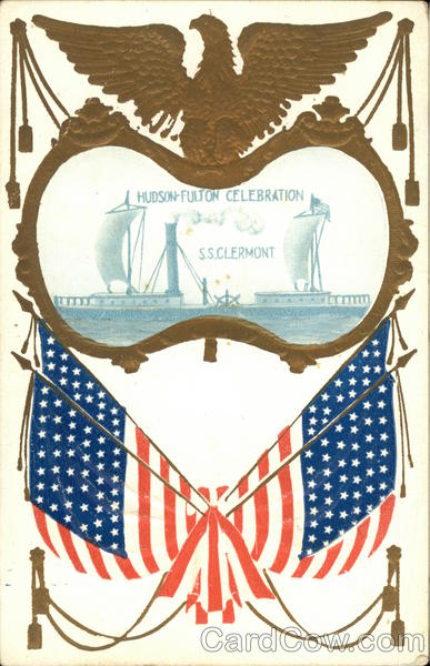 Hudson-Fulton Celebration and SS Clermont Ship Boats, Ships