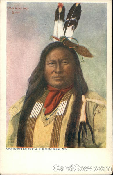 Rain in the Face, Sioux Native Americana
